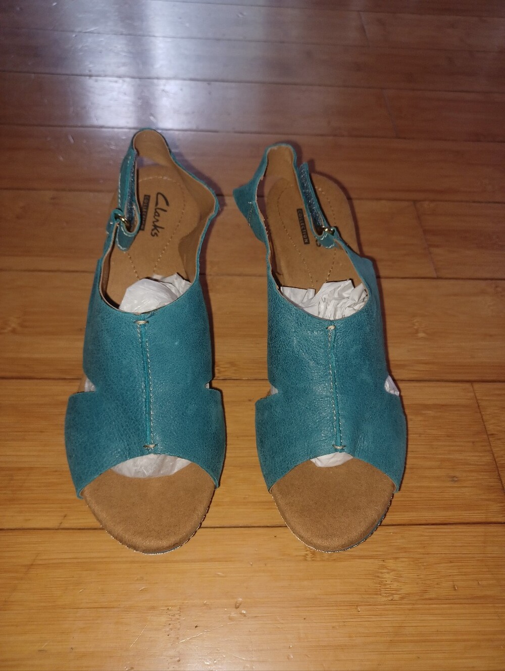 Clarks Helio Float wedge sandals